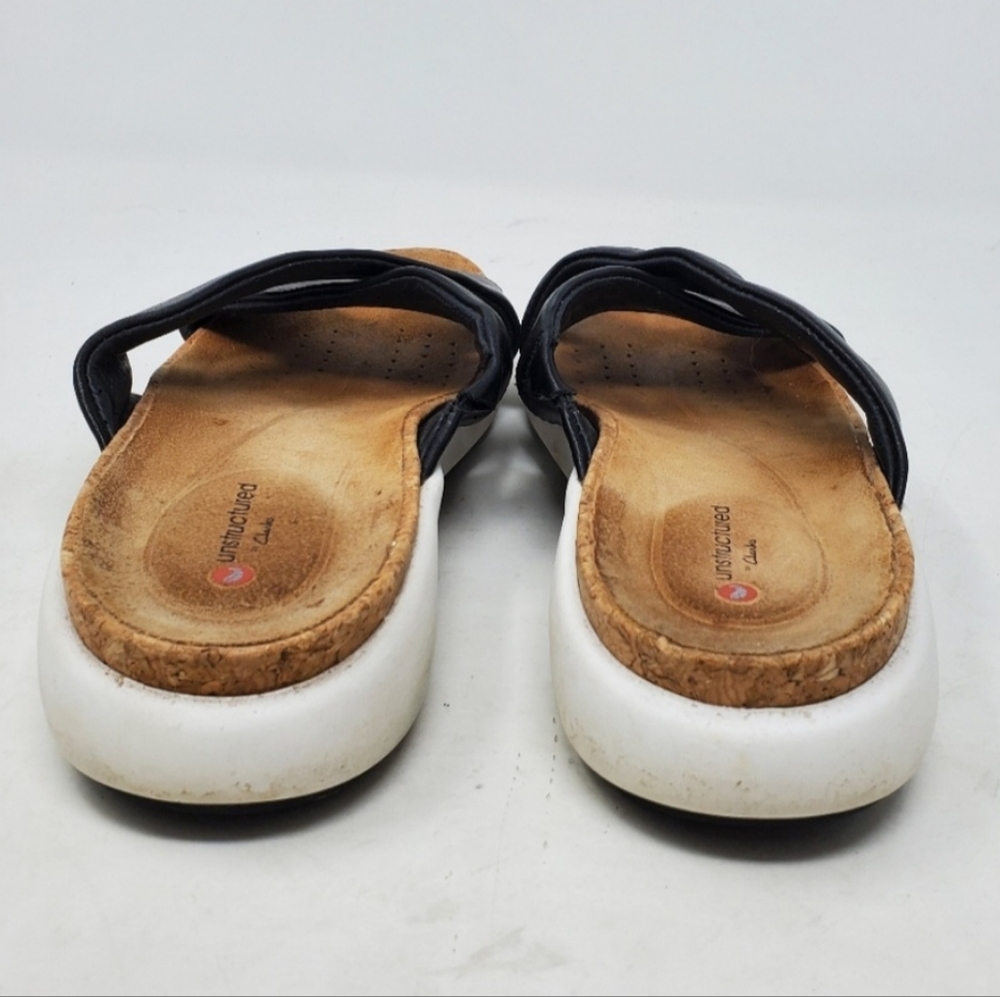 Unstructured By Clarks Slide Sandals Size 6.5 - image 5